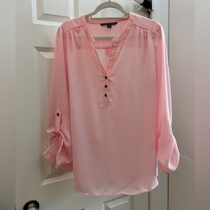 Zac & Rachel Tunic Top, xtra Large in Soft Pink